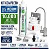 WHT Refiner Kit Filtro Acqua WHT Refiner AG250 0,5 Micron Made in Italy Compatibile Everpure