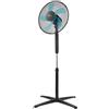 Ardes Ventilatore a Piantana 5 Pale Oscillante 3 Velocità Timer Nero AR5ST40PNR ARDES