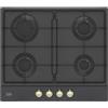BEKO HIAG64224SAR PIANO COTTURA 60CM 4 FUOCHI A GAS COLORE ANTRACITE