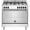 LA GERMANIA AMN965EXV/24 CUCINA 90X60 5 FUOCHI A GAS FORNO ELETTRICO INOX