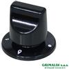 Ariston Indesit MANOPOLA NERA CON GHIERA PER CUCINA A GAS PIANO COTTURA ARISTON INDESIT