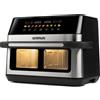 G3 Ferrari Friggitrice ad Aria Doppia 12 Kg (6+6) Potenza 2200W 10 Programmi co. G3 Ferrari