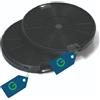 Rex Electrolux Zanussi AEG Faber Franke KIT 2 PEZZI FILTRO CARBONE CAPPA ASPIRANTE CUCINA 9197059543 4055093712 155x15mm