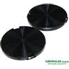 Faber Ariston Indesit Electrolux Zanussi KIT 2 FILTRI CAPPA FABER Ø 200x30 PER CAPPE FLEXA GLASS FLEXA VITRO