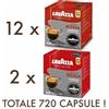 Lavazza 720 Capsule Caffè Lavazza A Modo Mio Qualità Rossa Originali ®
