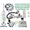 Vorwerk Folletto FOLLETTO VK220S VORWERK COMPLETO NUOVO PULILAVA PICCHIO BATTITAPPETO ZAINO TUBO