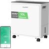 COMFEE' Deumidificatore 30L/giorno, Adatto fino a 73㎡, Deumidificazione Smart, C