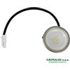 FARETTO COMPLETO DI LAMPADINA LED PER CAPPA DA CUCINA 50mm 220V 2W 2 PIN