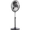 Bimar Ventilatore a Piantana 3 Velocità 3 Pale ø 45x134h cm Cromo Nero VPS58 Bimar