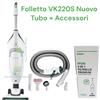 Vorwerk Folletto Folletto VK220S VK 220 S Turbo NUOVO 36 Mesi Garanzia Sacchetti ORIGINALI + Tubo
