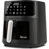 Trevidea srl Girmi FG78 Friggitrice ad Aria con Finestra "Ecofrit Black", 6 Lt, 12 Programmi,