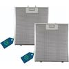 Best Hygena Electrolux Candy Gorenje COPPIA FILTRO ALLUMINIO PER CAPPA DA CUCINA ELECTROLUX BEST HYGENA CANDY GORENJE