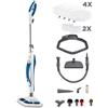 Polti Vaporetto SV460 Double, Scopa a Vapore 2 in 1 con Pulitore Portatile, Pote