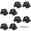 Ariston Indesit Hotpoint 8 PEZZI GOMMINI GRIGLIE PIANO COTTURA ANTIGRAFFIO ARISTON C00075434 ORIGINALE
