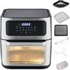 Zephir Friggitrice ad Aria 12 Litri 1800 Watt Timer e Termostato Inox ZHC121N ZEPHIR