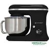 Pyramidea IMPASTATRICE PLANETARIA NERA PROFESSIONALE CON CIOTOLA IN ACCIAIO 5,2 LT 1200 W
