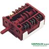 Rex Electrolux Zanussi AEG COMMUTATORE INTERRUTTORE SELETTORE 4+0 FORNO REX ELECTROLUX 3890775020 ORIGINALE