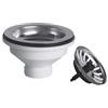 BricoGo Piletta Moplen con Tappo Scattino Basket 11 2 per Lavelli Inox e Sintetici