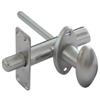 BricoGo Catenaccio a Cremagliera da Infilare in Ottone Cromo Satinato Ø 17 mm MMX80