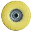 ALTE RUOTA PER CARRELLO PU PIENA MM.260 CERCHIO IN ACCIAIO VERNICIATO ø mm.260x85...