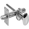 BricoGo Catenaccio a Cremagliera da Infilare in Ottone Cromato Ø 17 mm MMX80