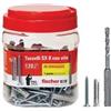 FISCHER Tassello in Nylon con Vite Promopack Sx 8 S Ø 8 mm MMX40 Vite 5 MMX50