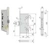 CISA Serratura da Infilare Antipanico per Porte Tagliafuoco 43130 65 mm