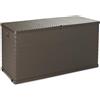 TOOMAX Baule multiuso da esterno in resina effetto rattan 420 litri con ruote colore...