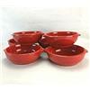 ITALIANA SET 6 TEGAMINO TEGAMINI DM.15 H5 TERRACOTTA ROSSO GNOCCHI FAGIOLA ZUPPE 52026