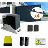 NICE Kit motore scorrevole SI ADATTA A FAAC GENIUS NICE 400KG 24V + 4m CREMAGLIERA NY