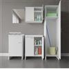 MONGARDI Set Mobili Lavanderia 155 X 50 X H.182 In PVC Per Esterno/interno