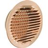 La Ventilazione GTRP140R Griglia Tonda da Incasso, Rame, 175 mm