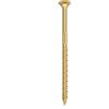 Masidef member of the würth group VITI PRO TPS per Strutture Portanti in Legno, TORX 6,0X80mm, Zincato Giallo, 100