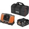 AEG KIT ENERGY BATTIERIA E CARICABATTERIA 'SET L1840SHD' AEG 18V 4.0Ah - AEG POWE...