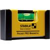 STABILA Mini livella magnetica Pocket PRO con clip da cintura, 7 cm, potente mag