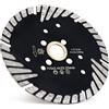 Solidure Disco da taglio diamantato Turbo 115 mm x 22,23 mm, per cemento, lama d