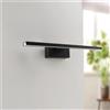 M Ledme - Luce LED per specchio da bagno Plex 8W 40cm, Bianco Neutro 4000K, Impe