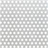 Alberts 464233 Lamiera forata, foratura rotonda, alluminio, naturale, 120 x 1000