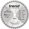 Trend Lama per Sega Circolare Wood, Diametro 190 mm, Foro 16 mm, 40 Denti, Tagli