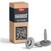 HELPMATE - Viti da tetto autoperforanti 4,5x25 mm in acciaio inox A2-150 viti te