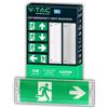 V-TAC Lampada LED Uscita di Emergenza 3W per Soffitto e Parete - Luce LED Uscita