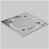 GEBERIT GRIGLIA INOX PER SIFONE DOCCIA DESIGN - 8x8 rotondo