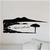 Avery wall sticker vesuvio golfo di napoli adesivo murale a0758
