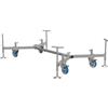 Marchetti BASE TRABATTELLO GRIM EU 75 50047 MARCHETTI - ACCIAIO ZINC CM 165X75 + 4 RUOT...