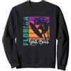 Florida Souvenirs and Gifts by KAEDAM South Beach Florida Retro Surfing Vacation Souvenir Gifts Felpa