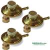 X3 REGOLATORE GAS GPL TARATURA REGOLABILE 20-60 MBAR 1 KG/H GPL PROPANO BOMBOLA