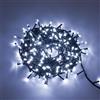 LUCI NATALIZIE MINILUCCIOLE LED BIANCO 16 MT 200 LED