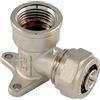 BAMPI Gomito Multistrato Filetto Femmina con Staffa Bampi 16 mm x ½ F 10 Pezzi