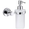 tesa Loxx Dispenser Sapone Liquido - Portasapone adesivo in metallo inox cromato