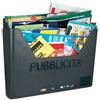 ALUBOX CASSETTA PORTA PUBBLICITA CAROSELLO ALUBOX POLICARBONATO ANTRACITE MM 250X75...